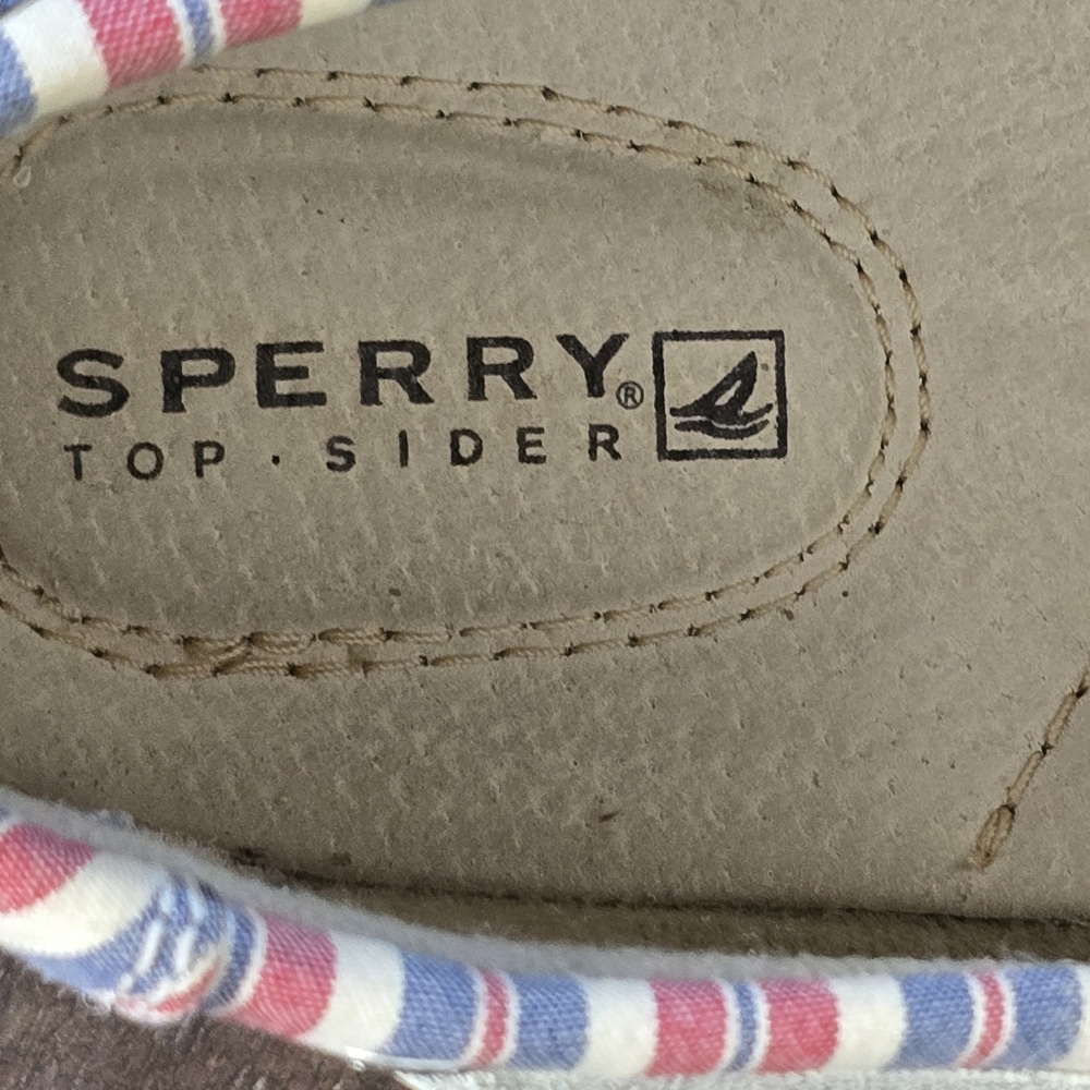 Sperry Angelfish Striped Boat Shoes Women's Size 7.5M - Picture 9 of 13